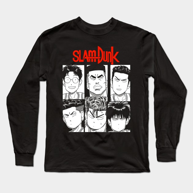 Slam Dunk Long Sleeve T-Shirt by Marston Store